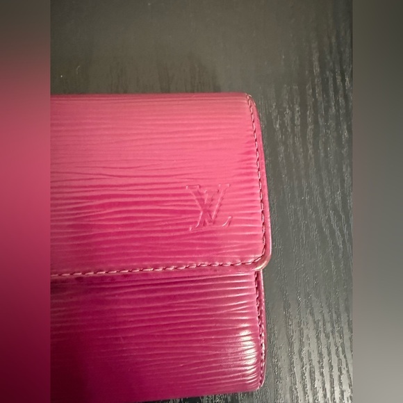 LOUIS VUITTON Portefeuille Sarah Long Wallet M60317 Epi Fuchsia Pink LV - Picture 3 of 13